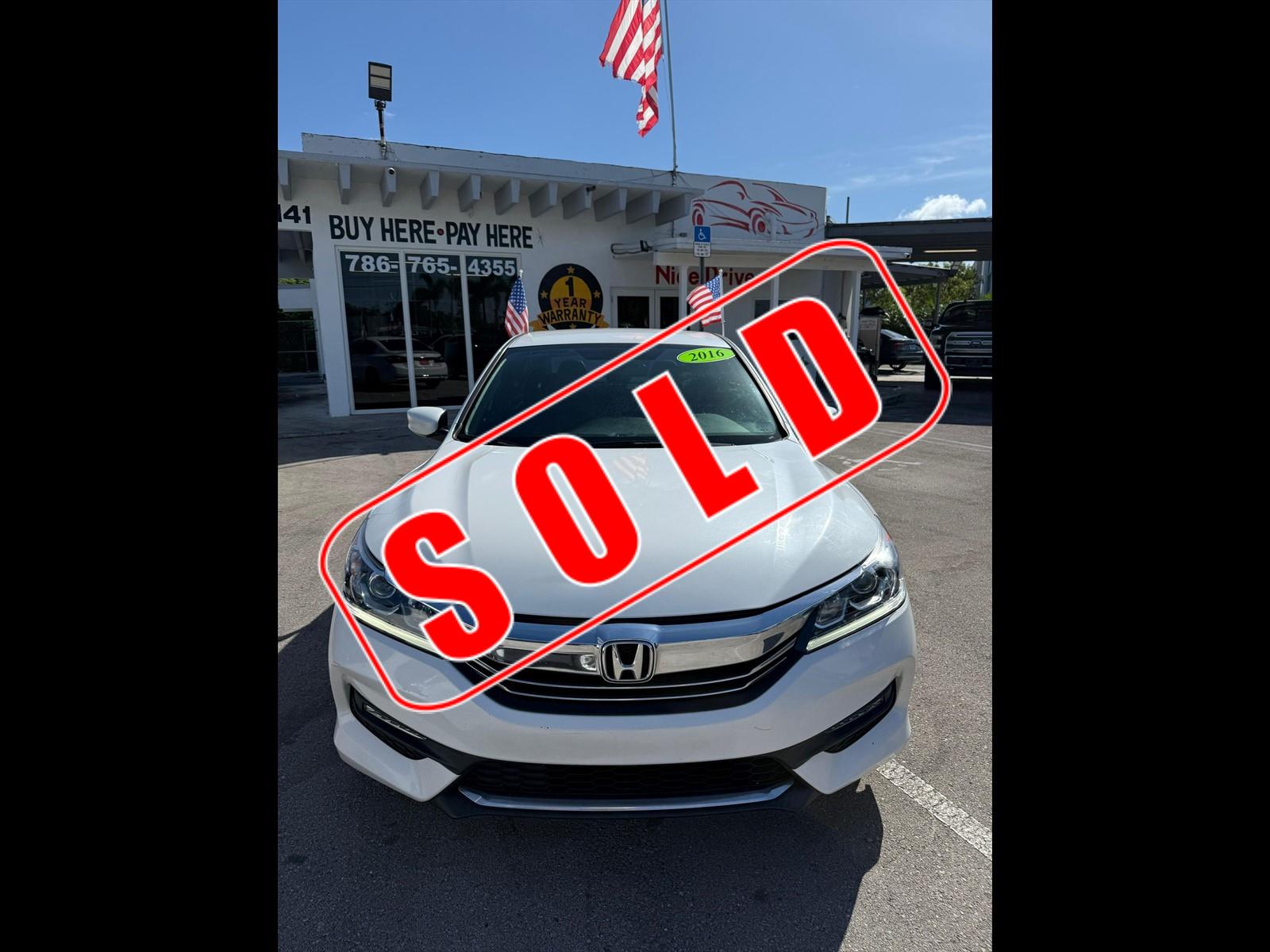 2016 HONDA Accord in Princeton, FL
